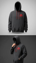 Street Red Uchiha Clan heavyweight hoodie