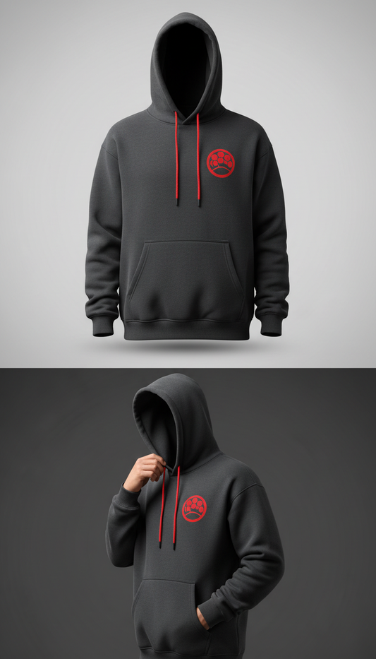 Street Red Uchiha Clan heavyweight hoodie