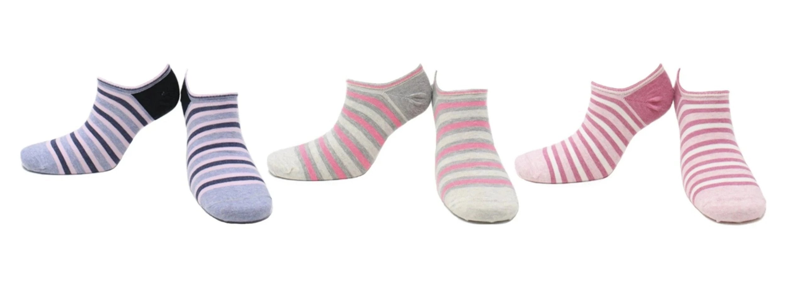 Chaussettes Invisibles Sans Couture Coton Écologique (3 paires)